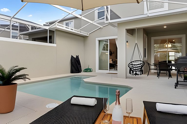 Short Term Vacation Rental Pool Home near Disney & malls