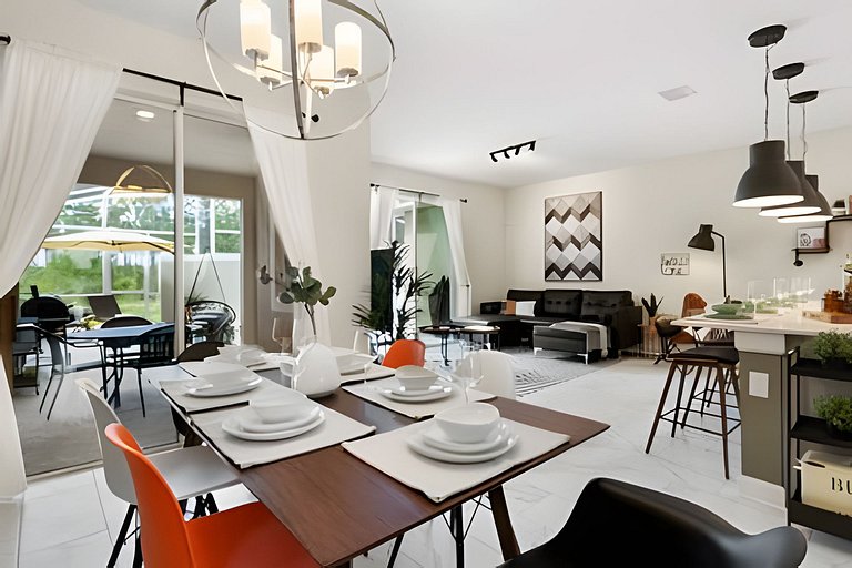 Short Term Vacation Rental Pool Home near Disney & malls