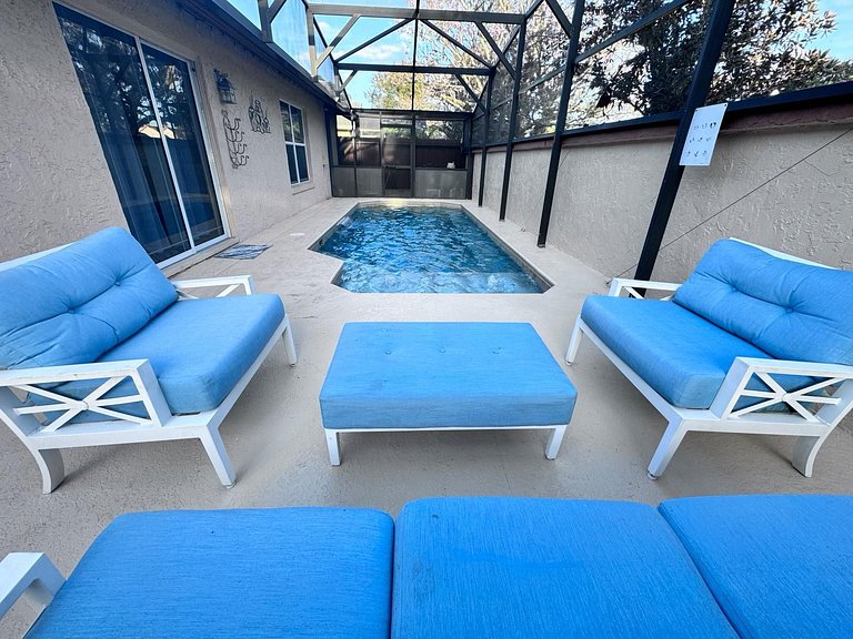 Central Located Pool Home near Disney & Malls