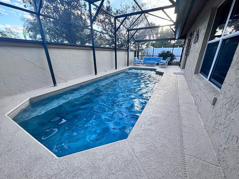 Central Located Pool Home near Disney & Malls